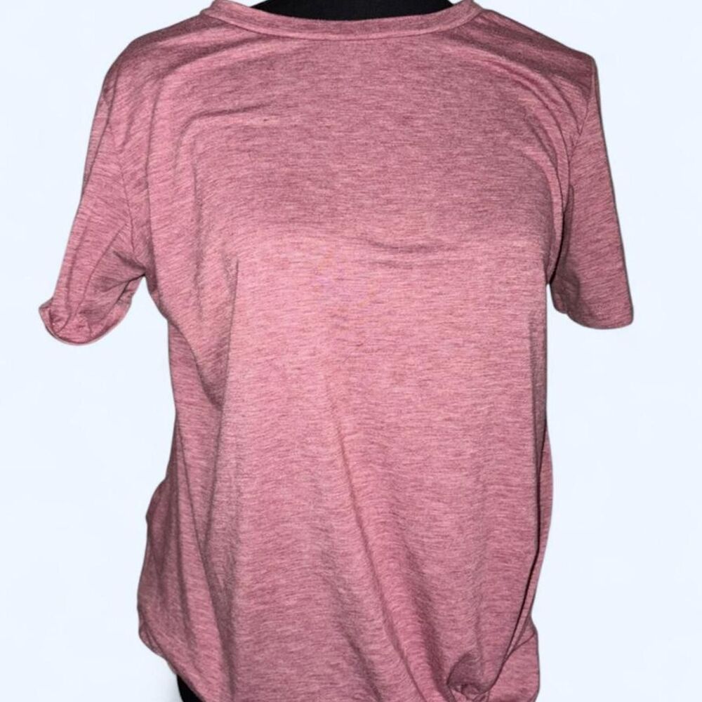 Yidarton Women's Pink and Red T-shirt